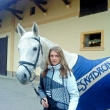Eva Černohorská a její Comet, velmi nadějná jezdkyně, která prvním rokem startuje za naši stáj :-)